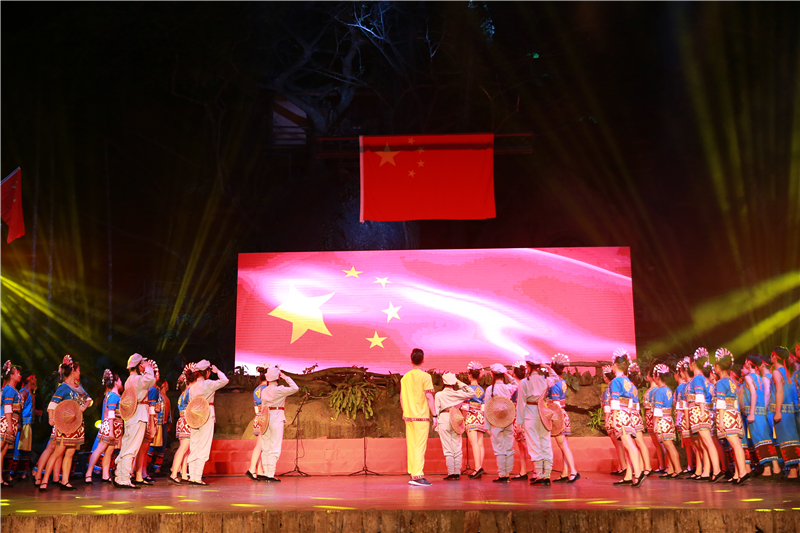 8、檳榔谷舉辦民族團結紅歌合唱大賽 慶祝新中國成立70周年