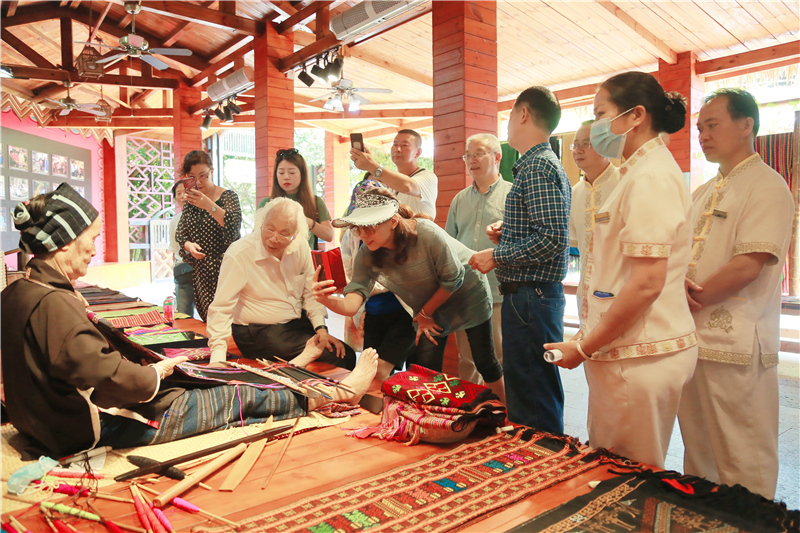 6、文化和旅游部組織專家到檳榔谷考察 非遺+文旅融合發展